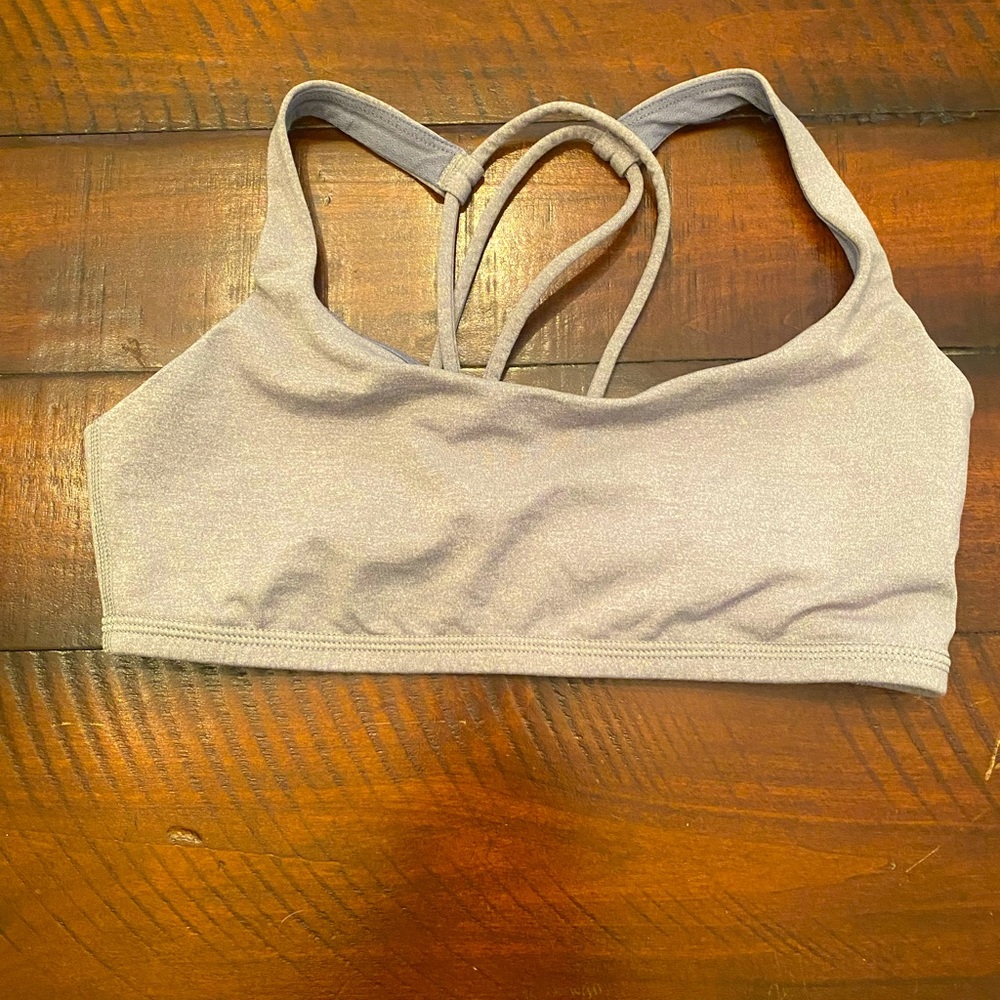 Lululemon light grey, sports bra